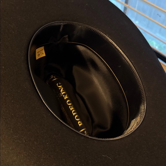 Rodeo King Black Cowboy Hat black felt 6 7/8 - Picture 5 of 5
